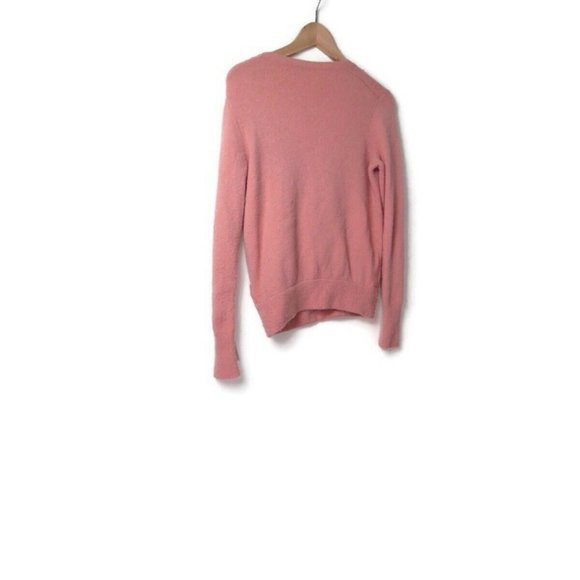 Madewell Faux Wrap Pink Pullover Sweater XS - Picture 4 of 6